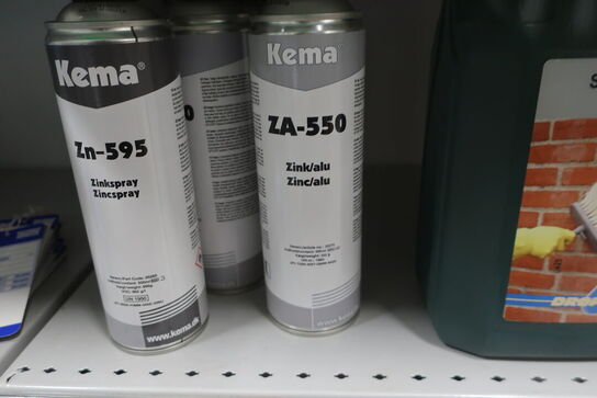 Hylde med div. Plejemidler