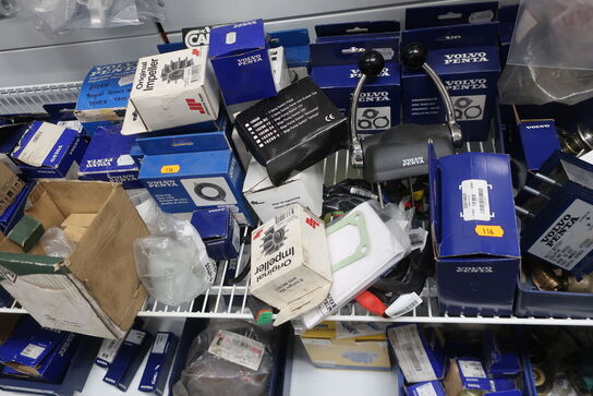 Hylde med div. Varelager VOLVO PENTA m.fl.