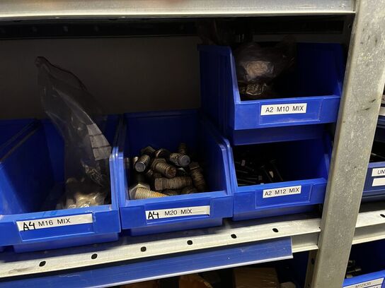 Indhold på 1 fag lagerreol