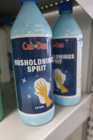 Hylde med div. Plejemidler