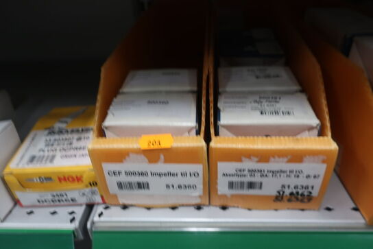 Hylde med div. varelager