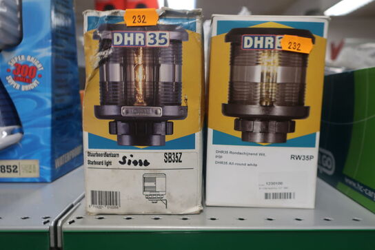 3 stk. lamper DHR 35