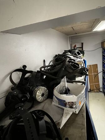 Div. Svejsemasker samt friskluftmasker