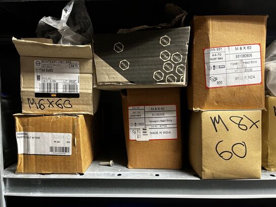 Indhold på 1 fag lagerreol