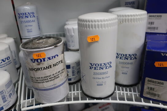 Hylde med div. Varelager VOLVO PENTA m.fl.