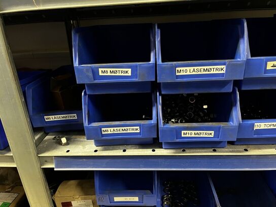 Indhold på 1 fag lagerreol