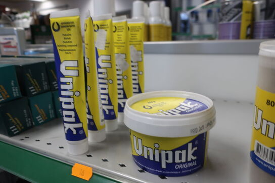 Hylde med div. Plejemidler