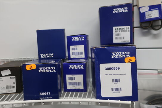 Hylde med div. Varelager VOLVO PENTA m.fl.