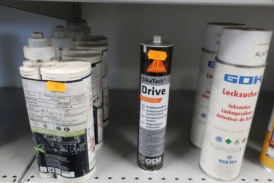 Hylde med div. Fugemasse SIKA m.m.