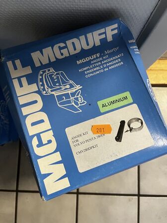 7 pakker varelager MGDUFF