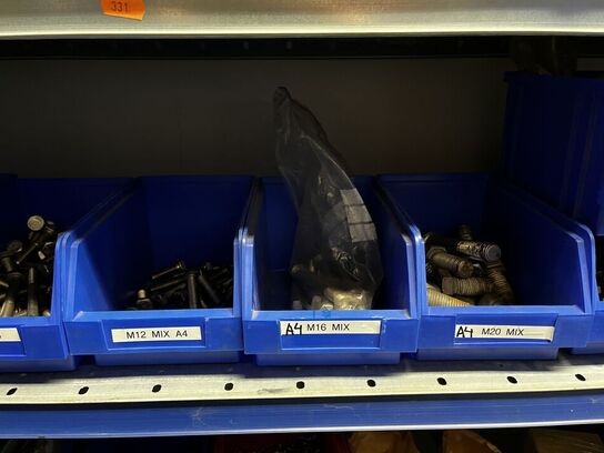 Indhold på 1 fag lagerreol