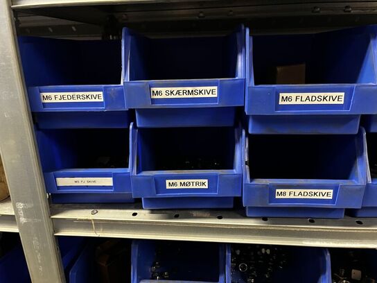 Indhold på 1 fag lagerreol