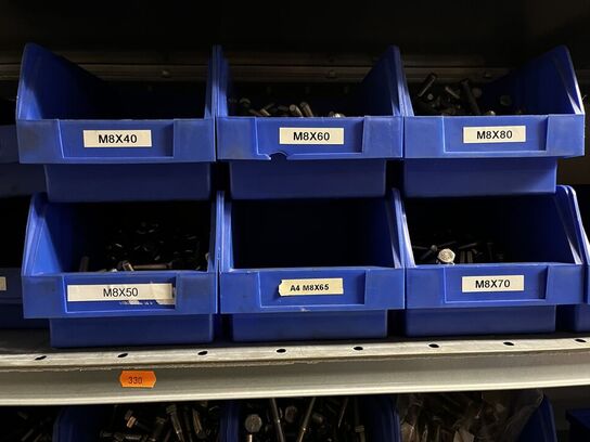 Indhold på 1 fag lagerreol