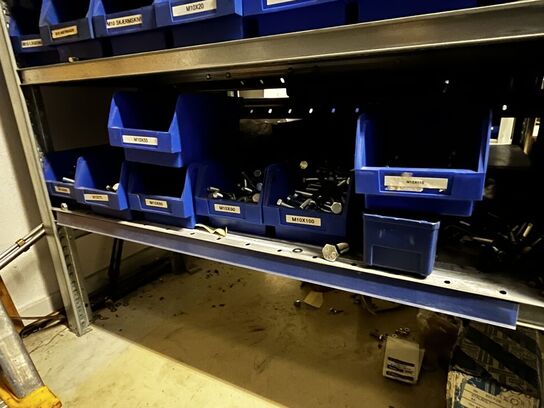 Indhold på 1 fag lagerreol