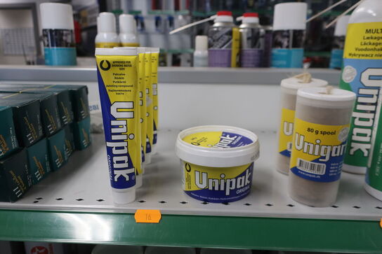 Hylde med div. Plejemidler