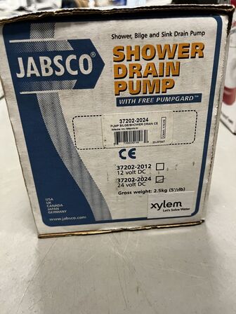 Pumpe JABSCO 37202-2024