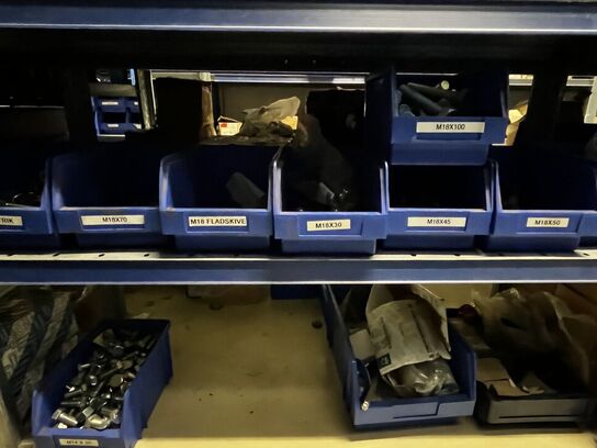 Indhold på 1 fag lagerreol