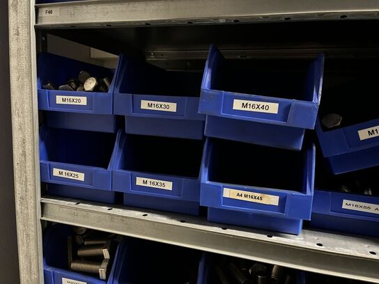 Indhold på 1 fag lagerreol