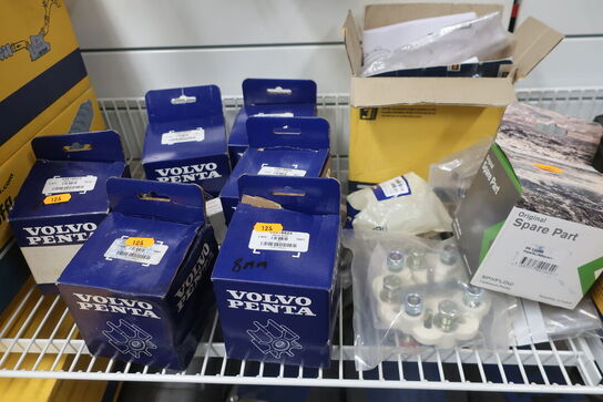 Hylde med div. Varelager VOLVO PENTA m.fl.