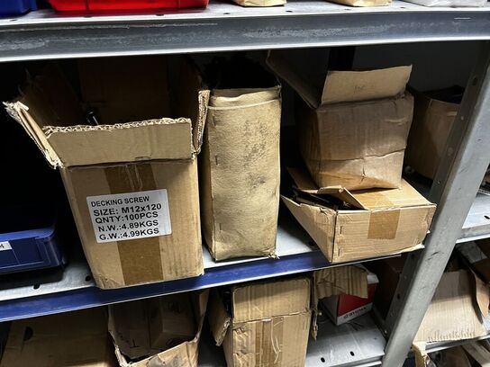 Indhold på 1 fag lagerreol