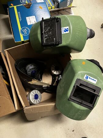 Div. Svejsemasker samt filtre