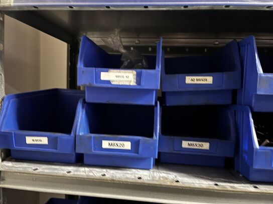 Indhold på 1 fag lagerreol