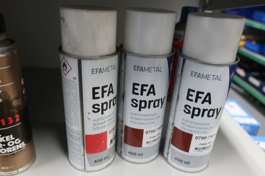 Hylde med div. Plejemidler CTWD m.fl.