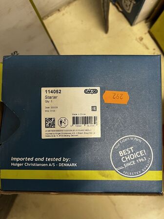 Startmotor CARGO 114052