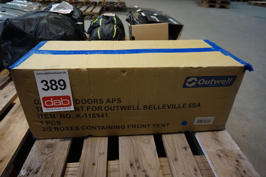 Front til Belleville 5SA famillietelt 