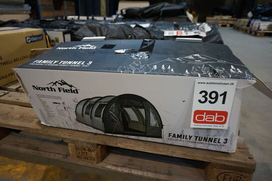 NorthField Familly tunnel 3 famillietelt 3 personer