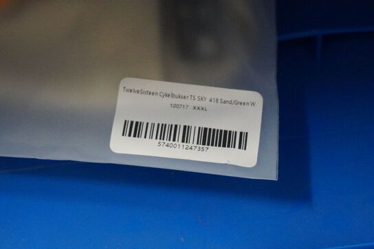 1 par cykelbukser TWELVE-SIXTEEN - XXXL