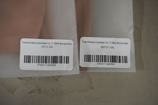 2 stk. Cykeltrøjer TWELVE-SIXTEEN - XXL