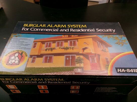 Indbruds alarmsystem, retro