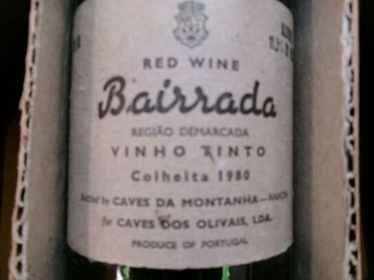 5 flasker vin Bairrada