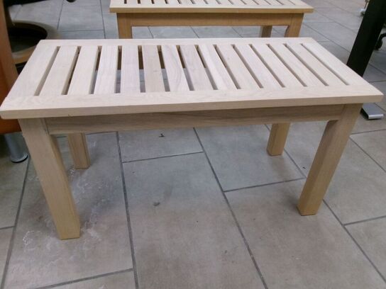 Lago-bænk, teaktræ