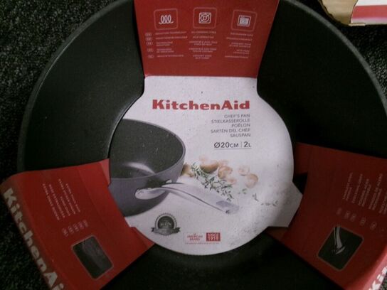 2 stk. kasserolle KITCHEN AID, RAADVAD