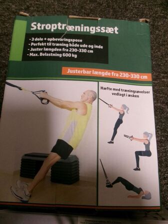 2 sæt hjemmetræningsudstyr