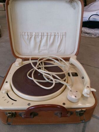 Antik Pladespiller, transportabel TOGA