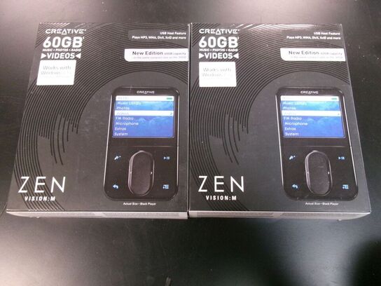 2 stk. medieafspillere