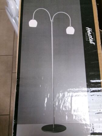 Standerlampe HERSTAL Travi Duo Flex