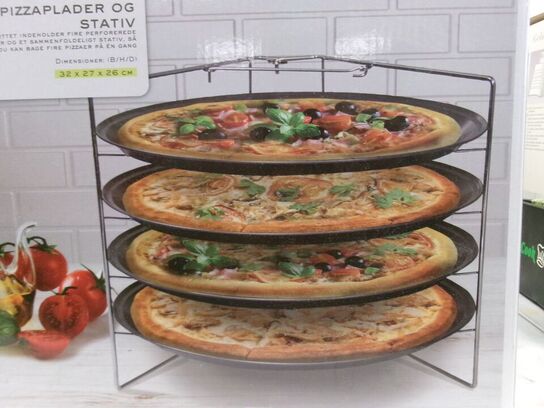 Pizzaplader og stativ HOME CREATION