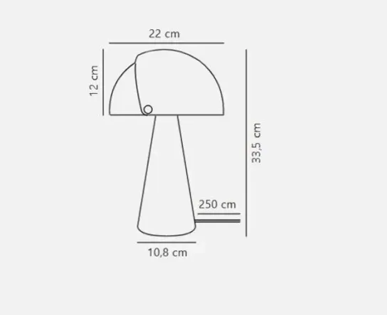Nordlux align bordlampe grøn(ubrugt)