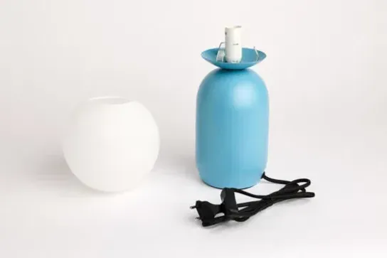 Nordlux notti bordlampe lyseblå(ubrugt)