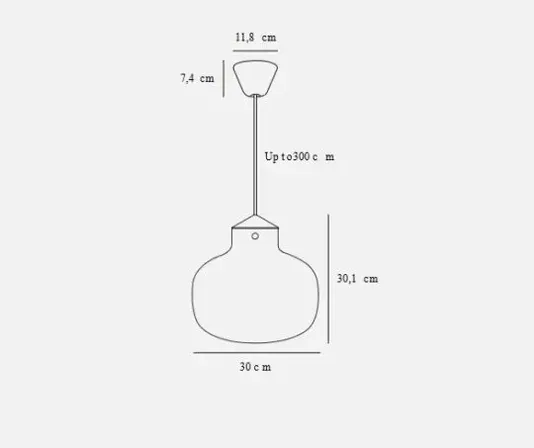 Nordlux raito 30 oval pendel hvid messing(ubrugt)