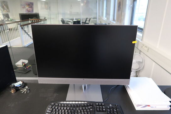 Computerskærm HP E27m, tastatur, mus