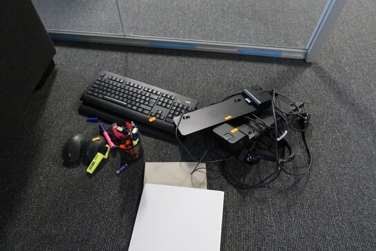 2 stk. tastaturer, muse, dockingstationer HP