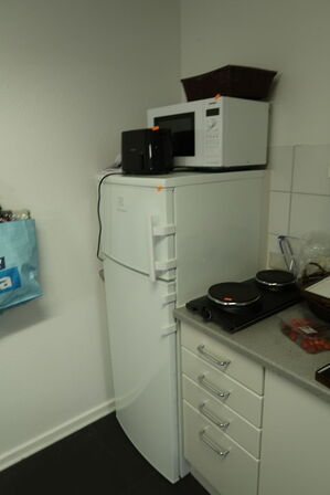 Køle/fryseskab ELECTROLUX, mikrobølgeovn, toaster m.m.