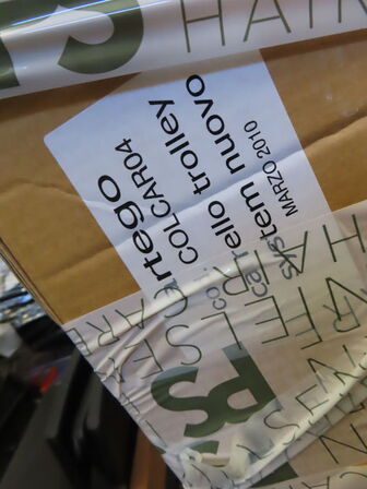 Palle med blandede ting fra frisørsalon