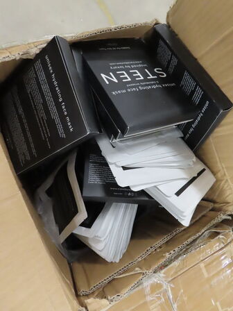 Palle med Ansigtsmasker og Øjenmasker Fra STEEN BRAND