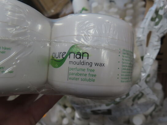 Palle med blandede frisørprodukter